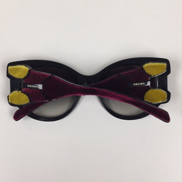 Prada Accessories - Prada Velvet Logo Sunglasses Rare Never Used